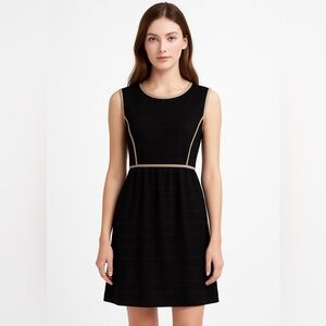 Seraphine Cap Sleeve‎ Black Maternity Dress Size 8